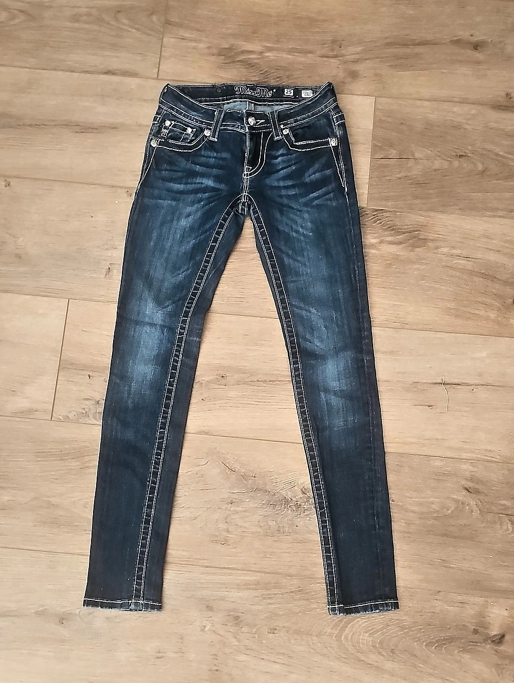 Miss Me Skinny Jeans Waist 25 Blue